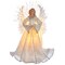 KSA 16" Pre-lit LED Fiber Optic Angel Christmas Tree Topper